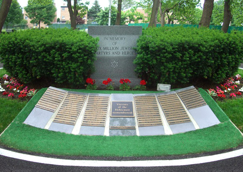 Holocaust Memorial at New Light Cemetery in Lincolnwood