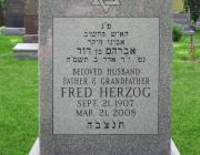 New Light Cemetery gravesite for Fred Herzog