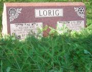 New Light Cemetery gravesite for Lorig