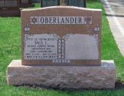New Light Cemetery gravesite for Oberlander