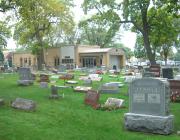 Southwest veiw of New Light Cemetery in Lincolnwood